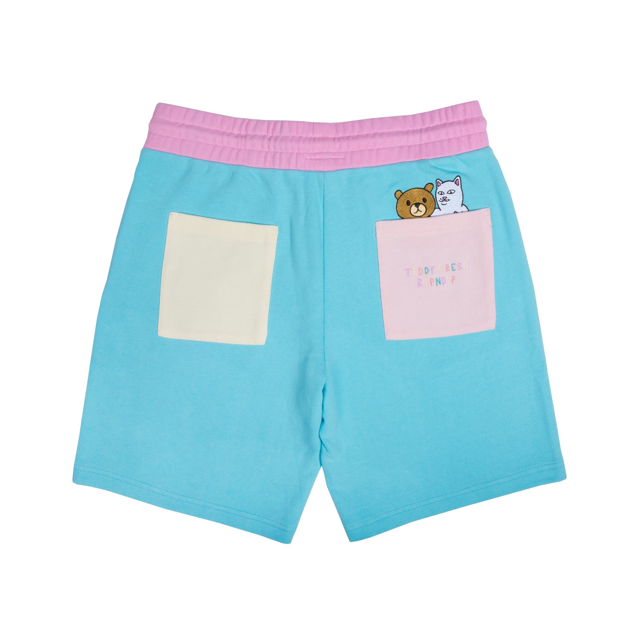 RIPNDIP Teddy Fresh BFF Sweat Shorts (Multi)