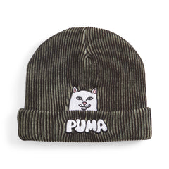 RIPNDIP PUMA x RIPNDIP Beanie (Black/Eucalyptus)