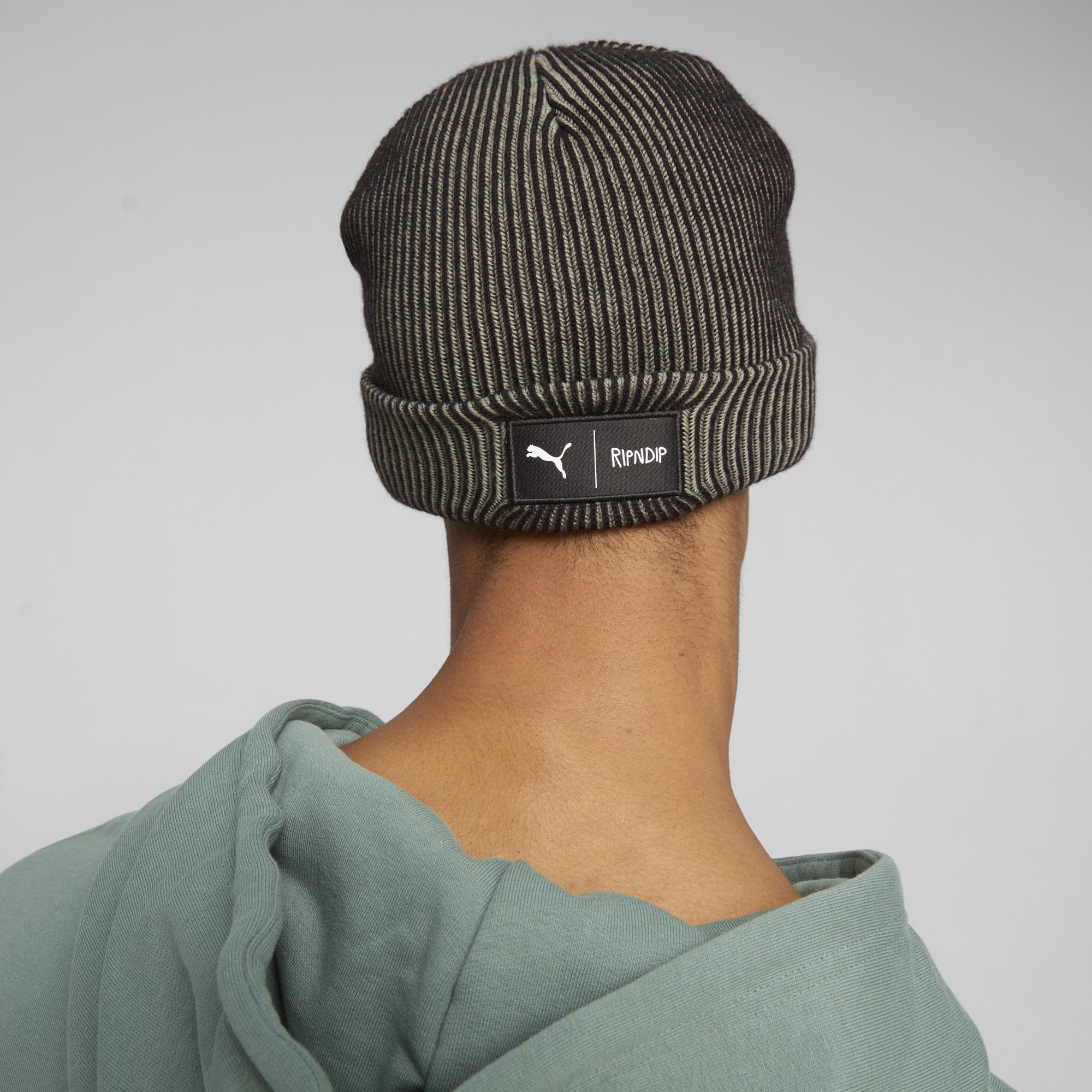 RIPNDIP PUMA x RIPNDIP Beanie (Black/Eucalyptus)