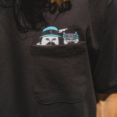 RIPNDIP Cheech and Nerm Pocket Tee (Black)