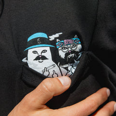 RIPNDIP Cheech and Nerm Pocket Tee (Black)