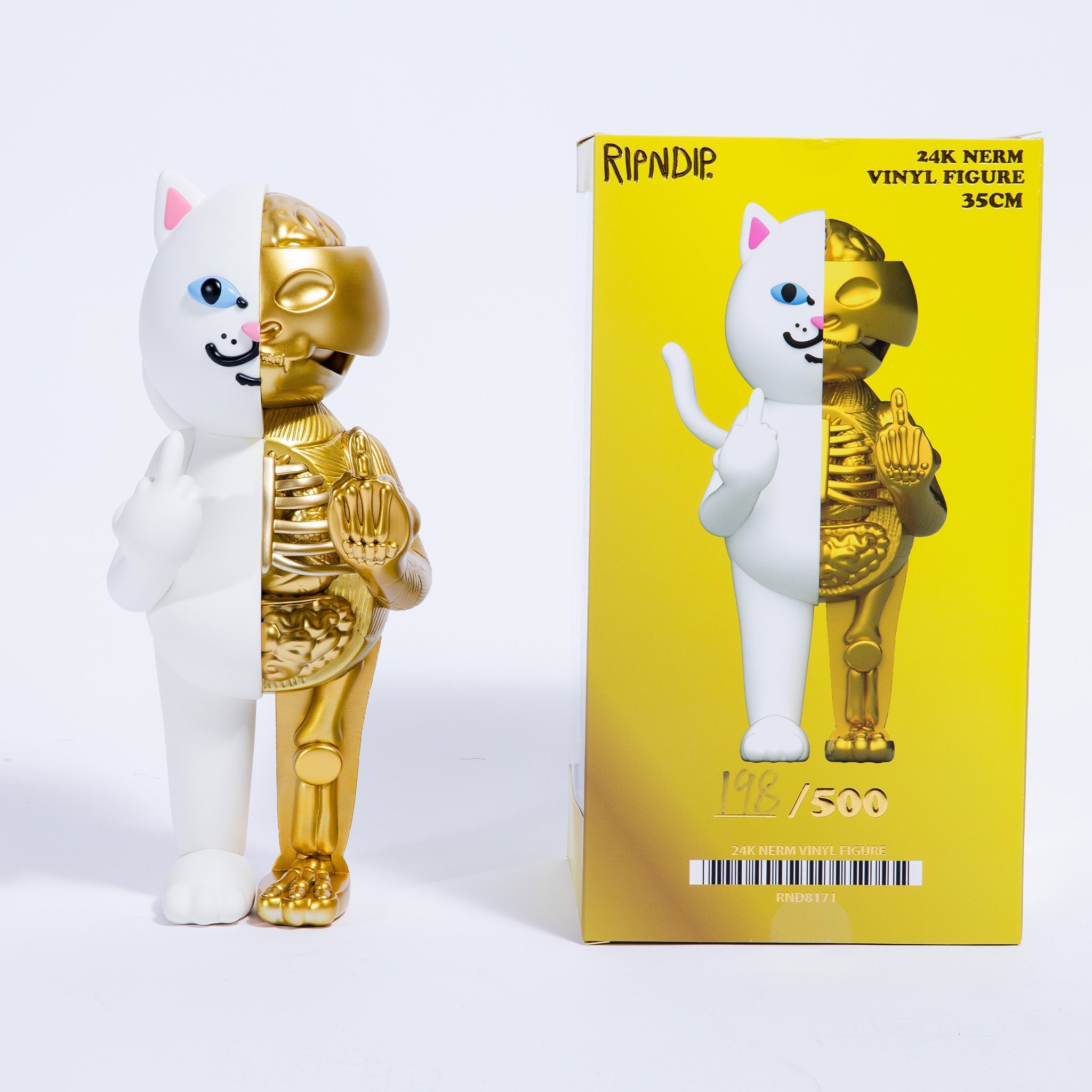 RIPNDIP 24k Gold Nermal Anatomy Vinyl Figure