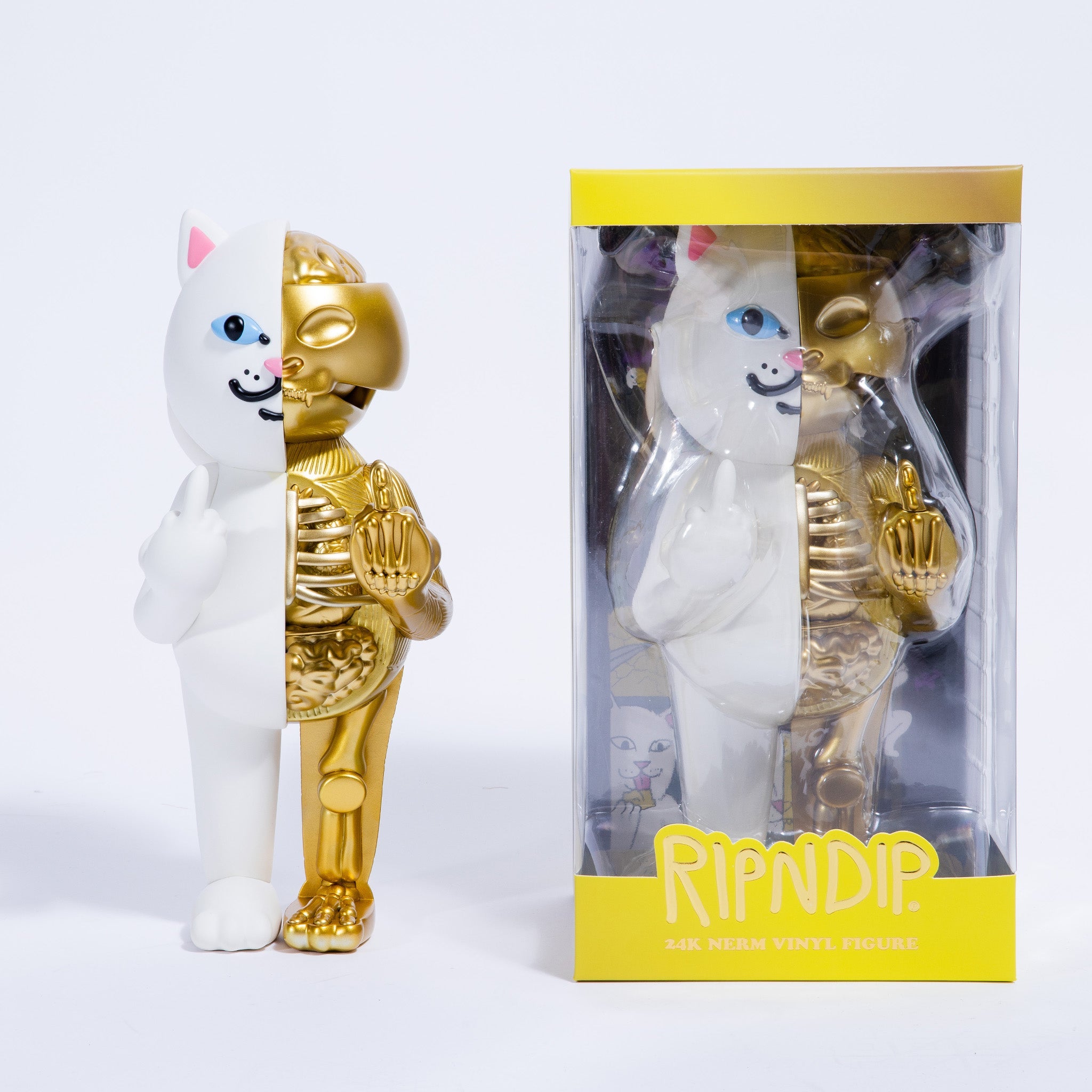 RIPNDIP 24k Gold Nermal Anatomy Vinyl Figure