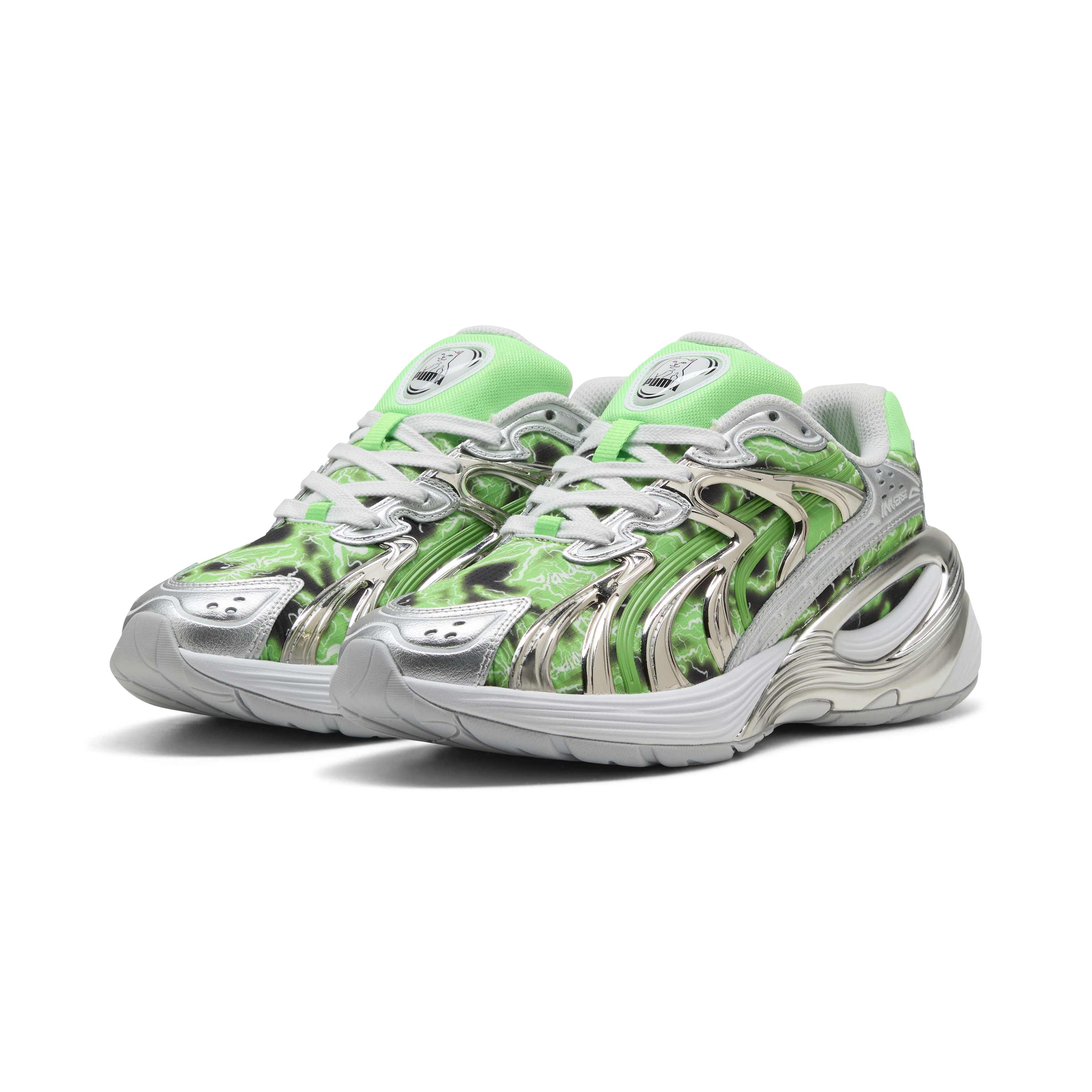 RIPNDIP Inverse (Puma Silver-Fluro Green Pes)