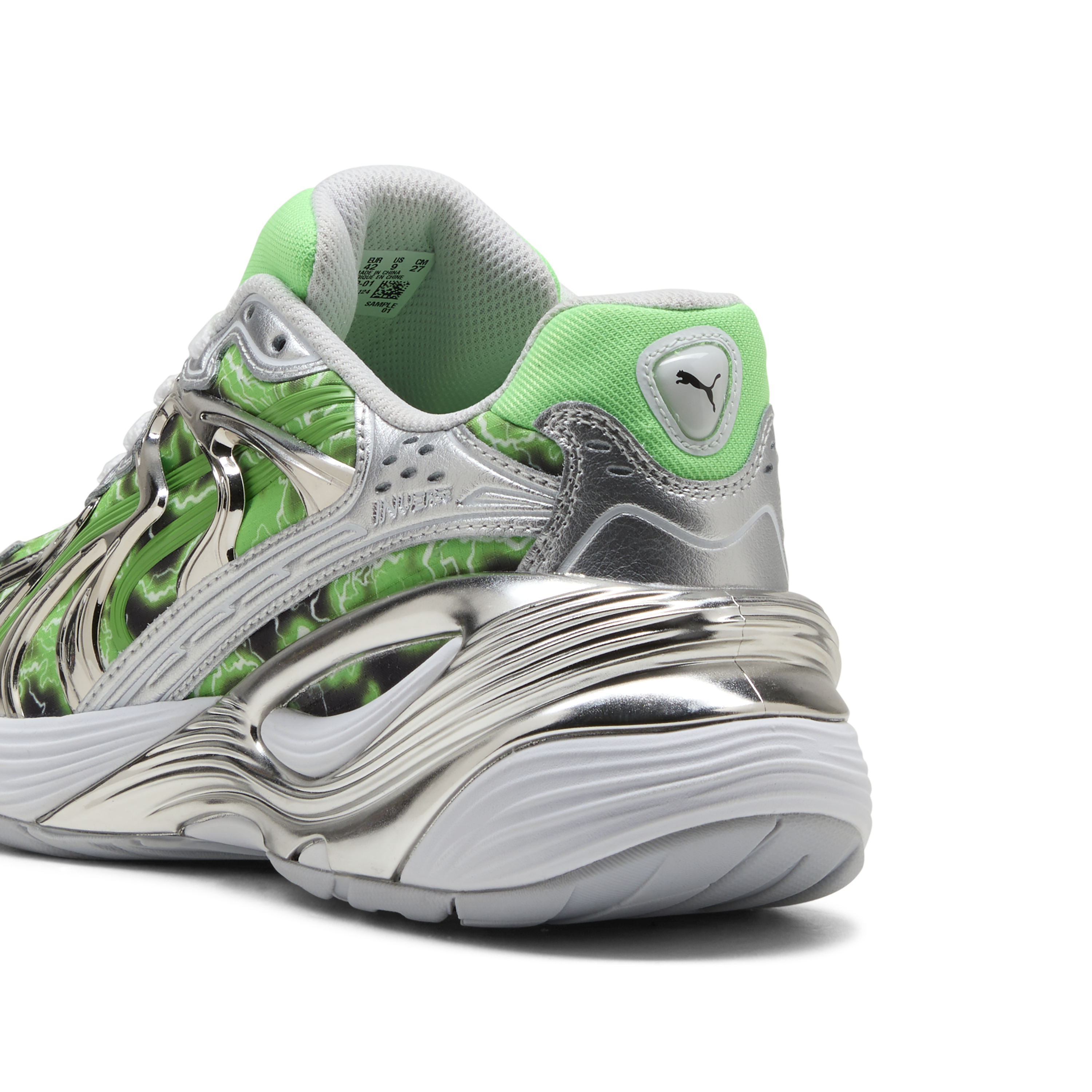 RIPNDIP Inverse (Puma Silver-Fluro Green Pes)