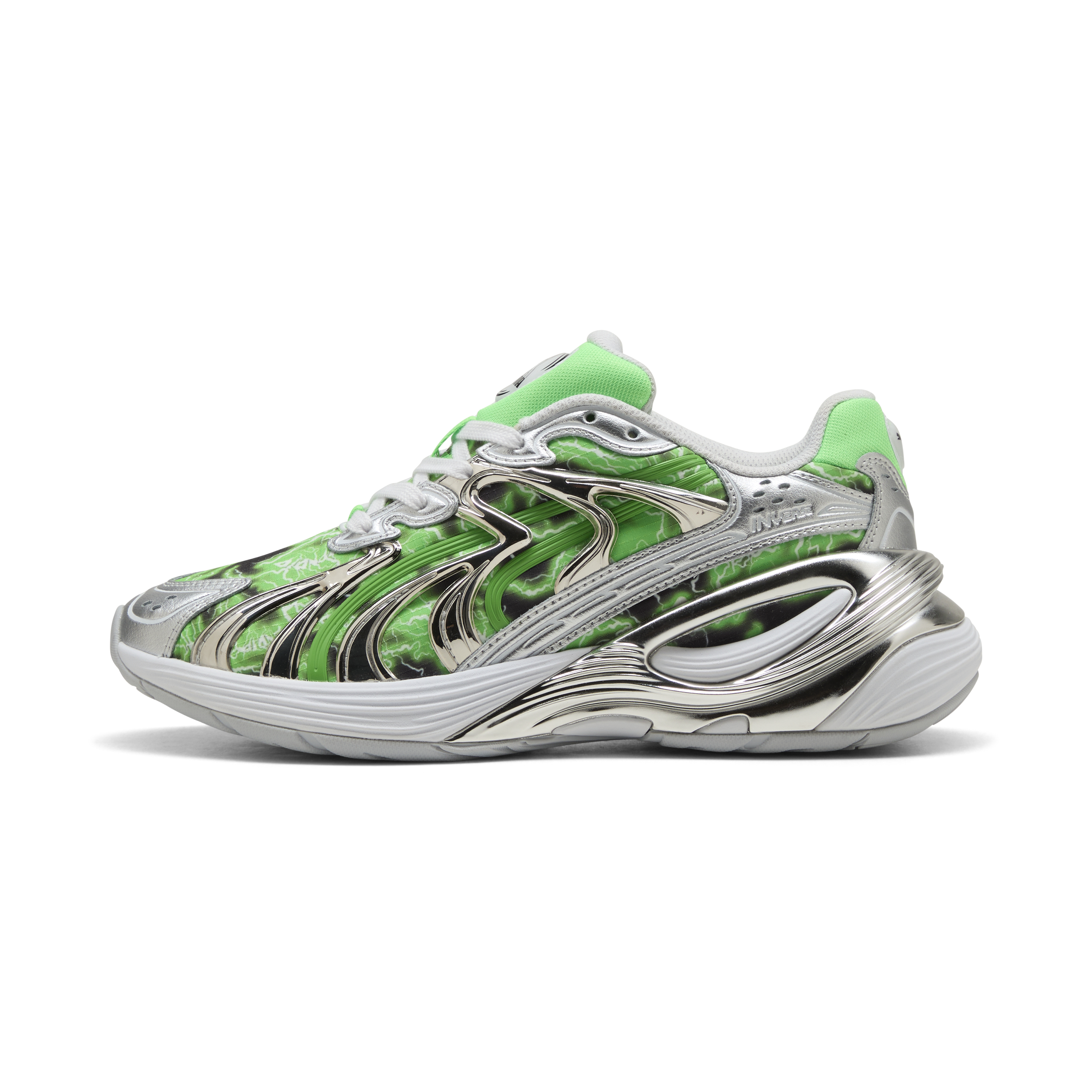 RIPNDIP Inverse (Puma Silver-Fluro Green Pes)