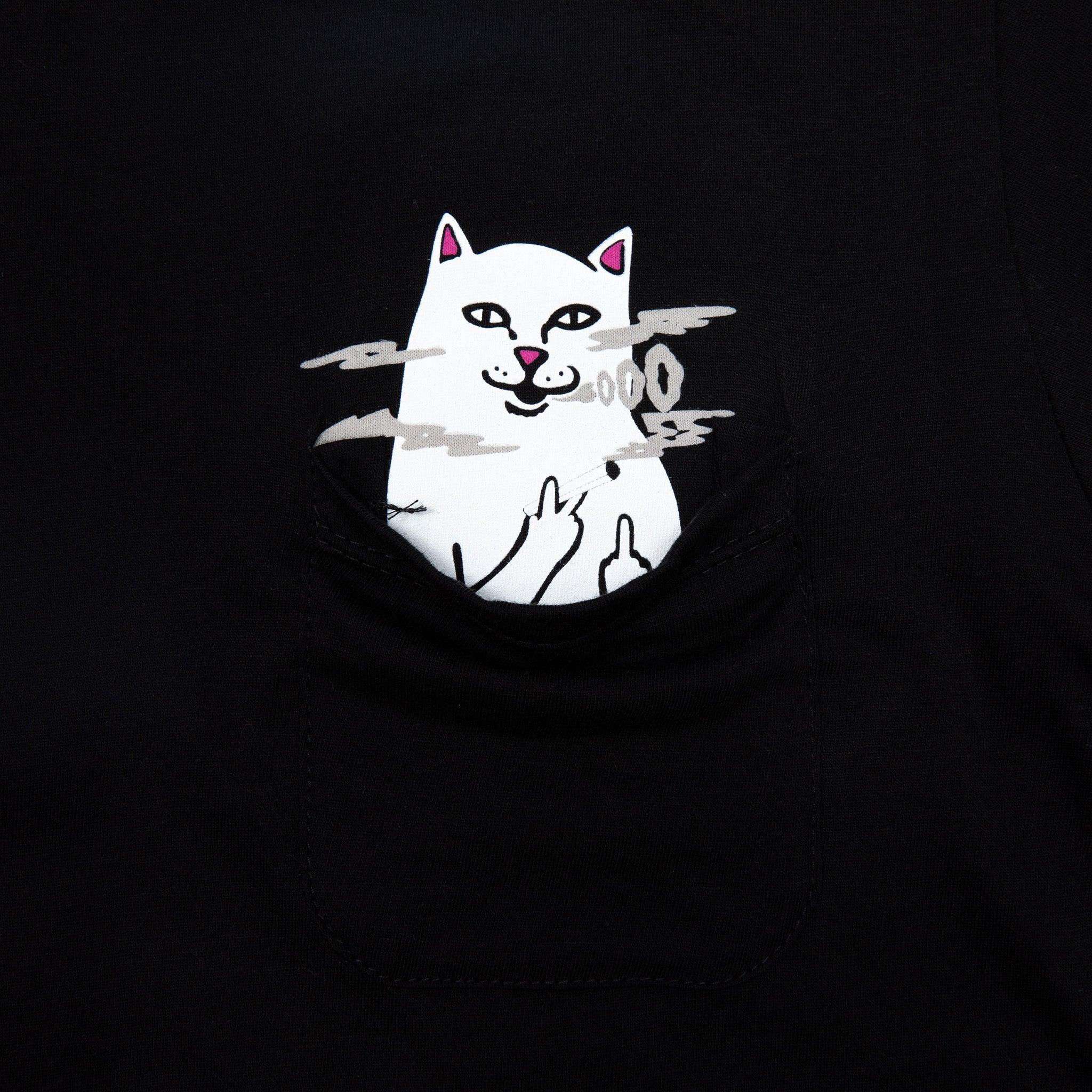 RIPNDIP Lord Nermal Smokey Pocket Tee (Black)