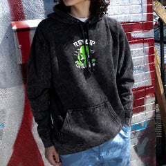 RIPNDIP We Out Here Smoking Hoodie (Black Mineral Wash)