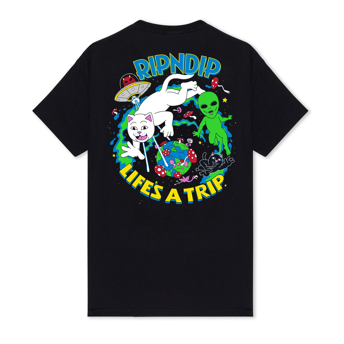 RIPNDIP 4th Dimension Tee (Black)