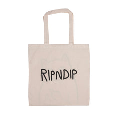 RipNDip OG Lord Nermal Tote Bag (Natural Canvas)