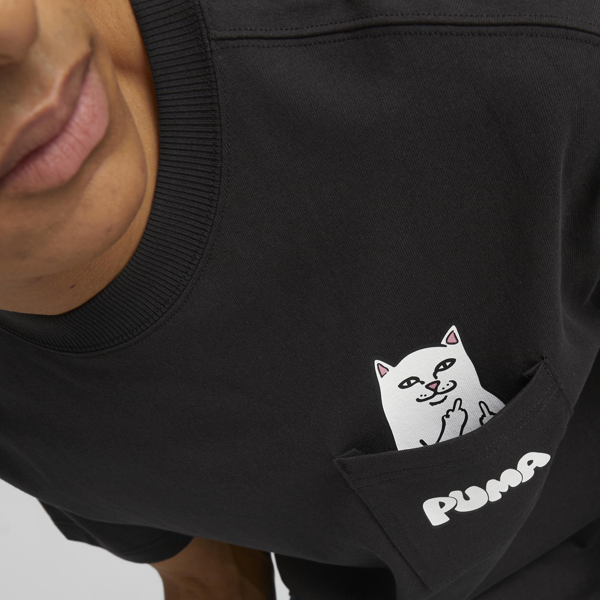 RIPNDIP PUMA x RIPNDIP Lord Nermal Pocket Tee (Black)