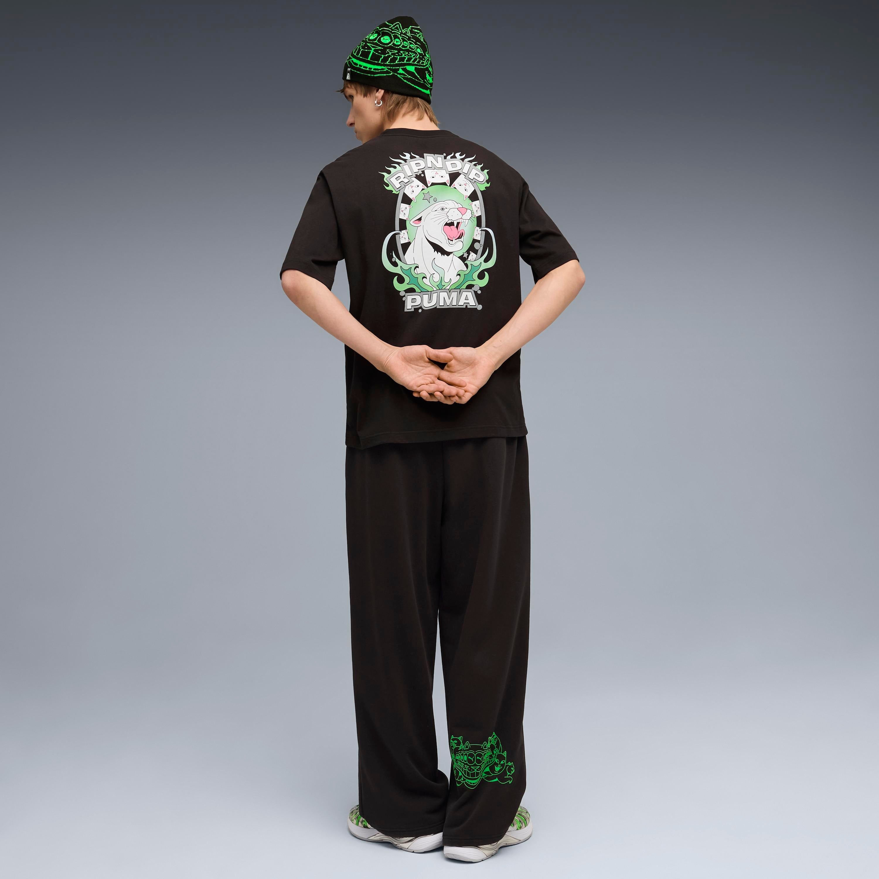 RIPNDIP PUMA X RIPNDIP Boxy Graphic Tee (Puma Black)