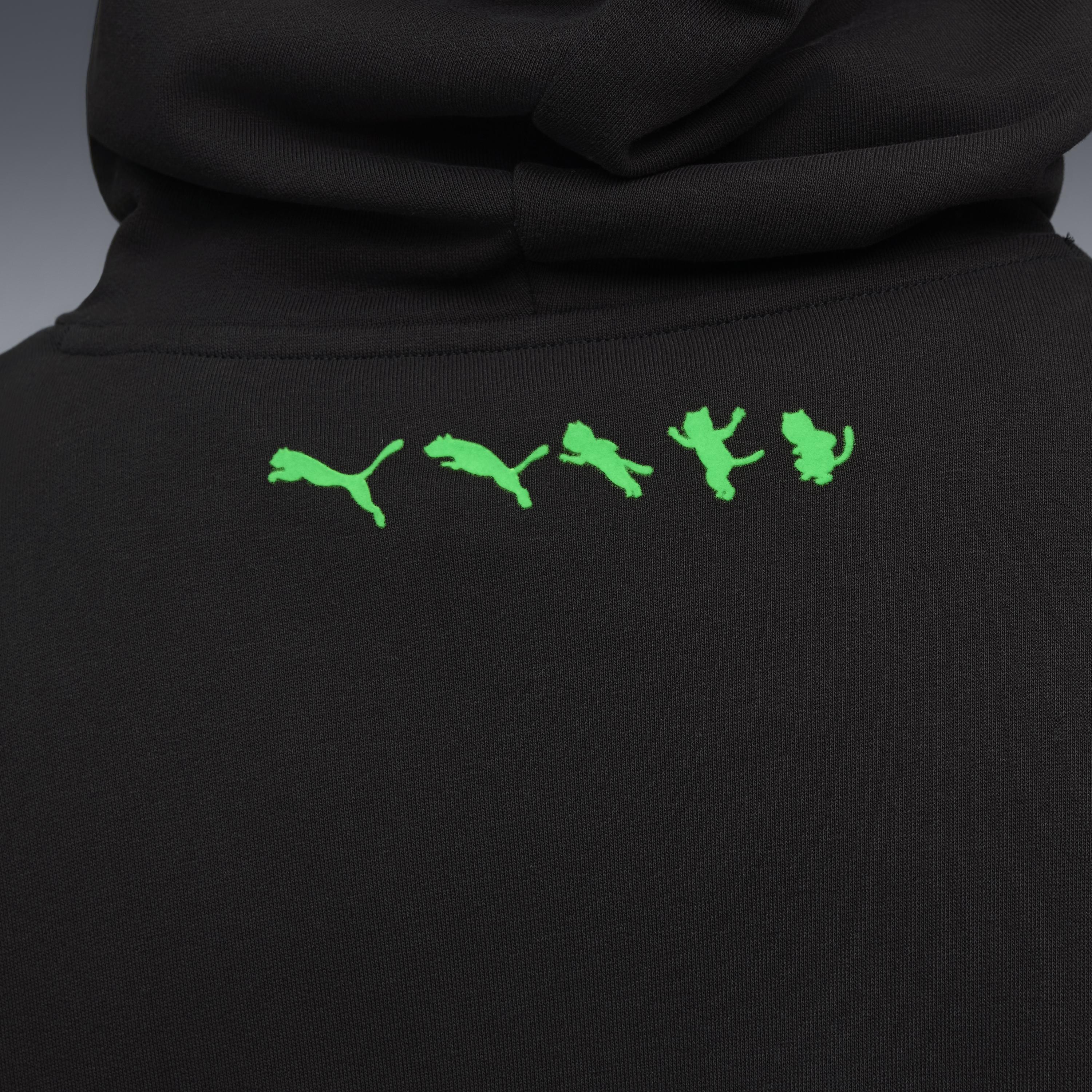 RIPNDIP PUMA X RIPNDIP Boxy Graphic Hoodie (Puma Black)