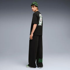 RIPNDIP PUMA X RIPNDIP Oversized Wide Sweatpants (Puma Black)