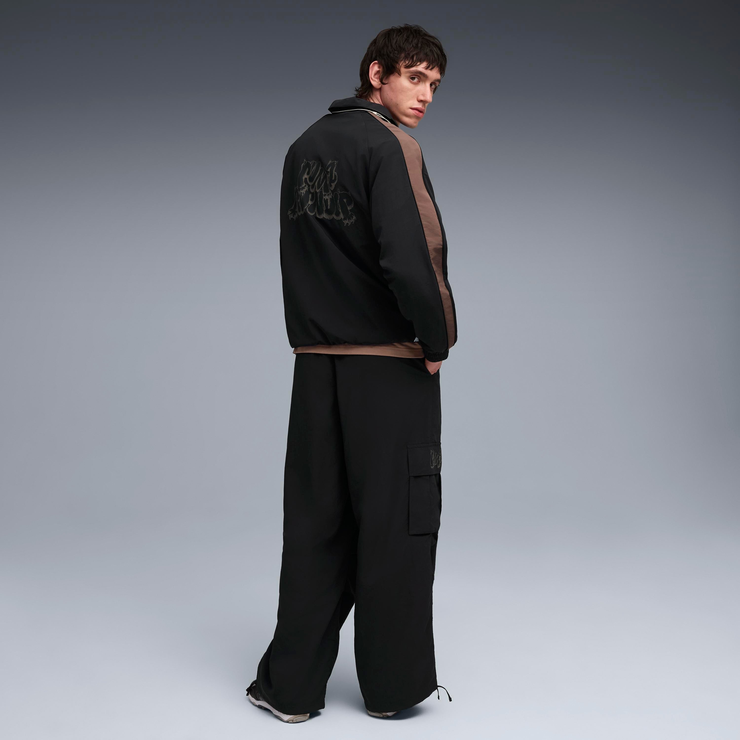 RIPNDIP PUMA X RIPNDIP T7 Oversized Track Jacket (Puma Black)