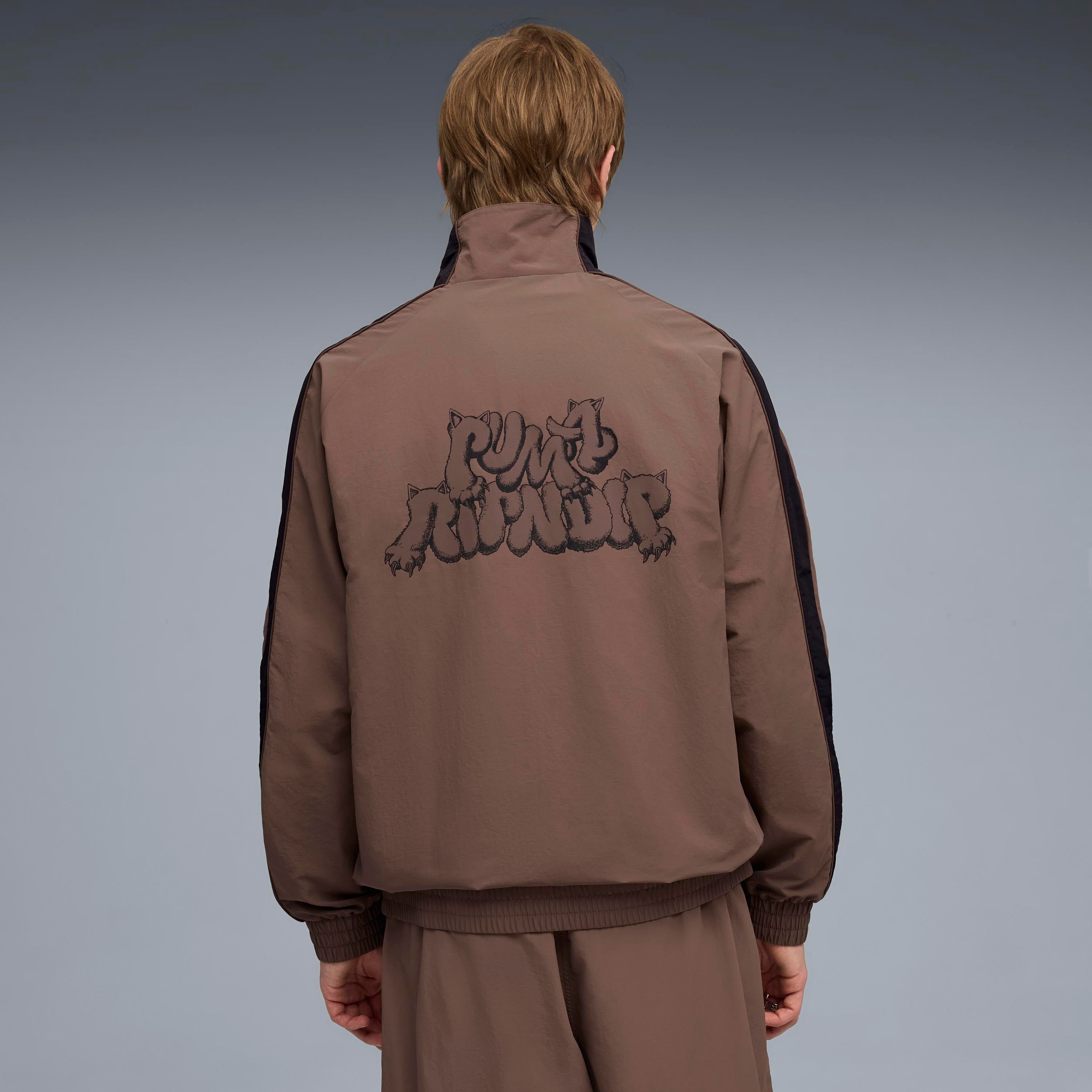 RIPNDIP PUMA X RIPNDIP T7 Oversized Track Jacket (Flat Bronze)