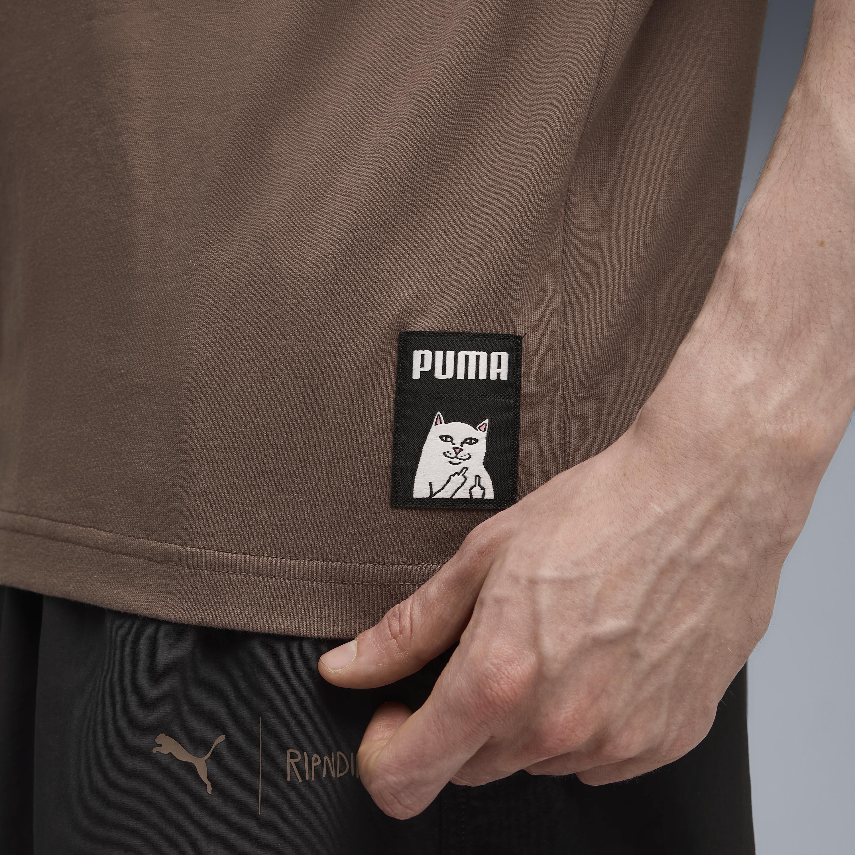 RIPNDIP PUMA X RIPNDIP Lord Nermal Pocket Tee (Flat Bronze)