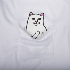 RIPNDIP Lord Nermal L/S Pocket Tee (White)