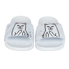 RipNDip Lord Nermal Slides (White Marble)
