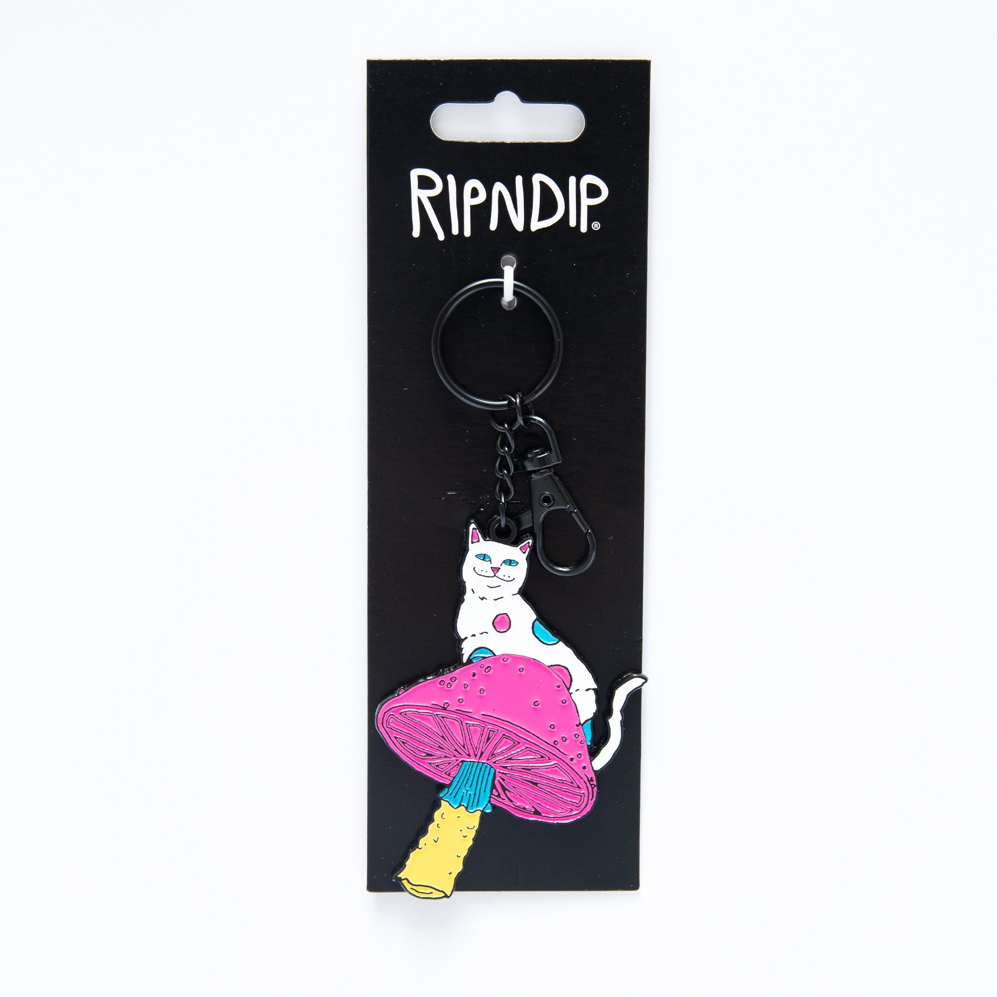 RIPNDIP Psychedelic Nerm Metal Keychain