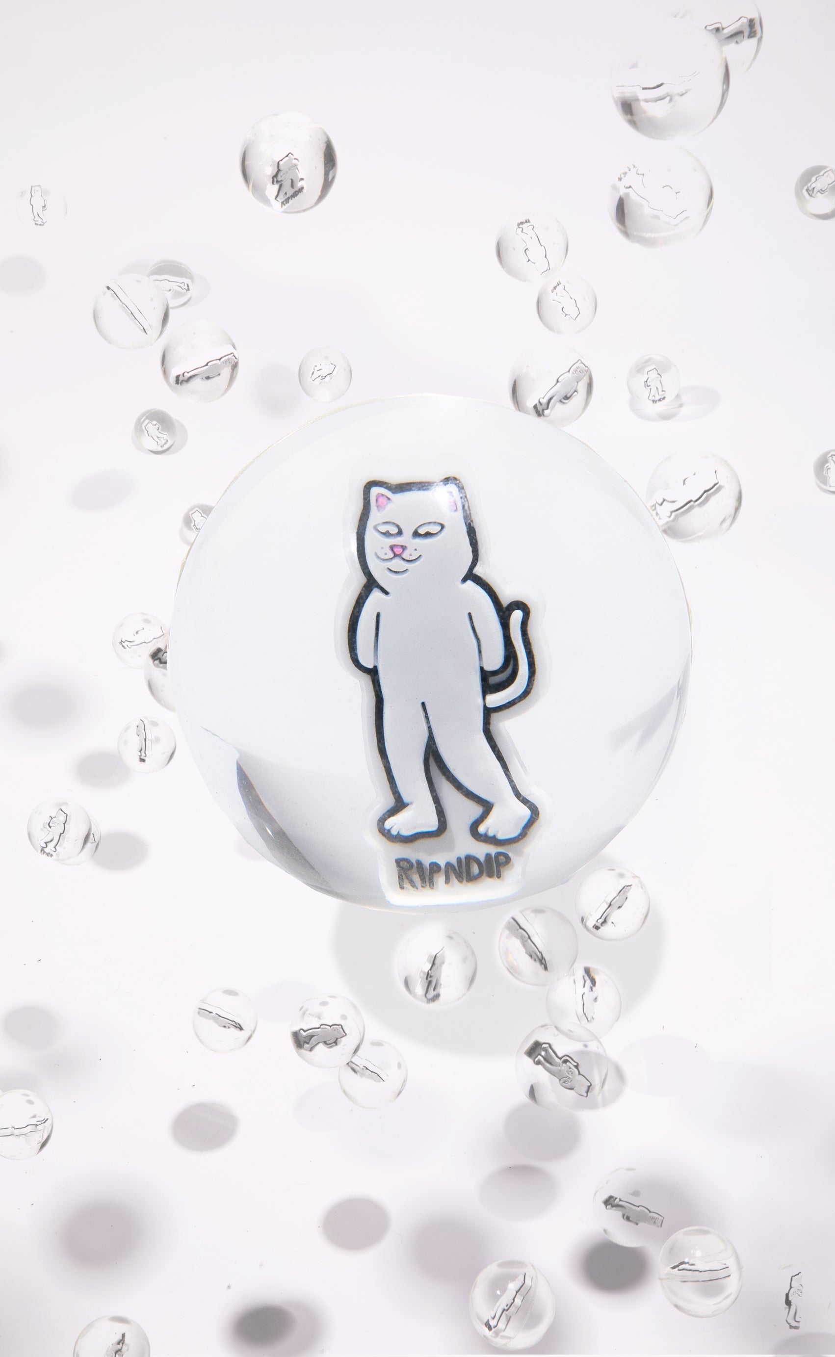 RipNDip Bouncing Bird Clear Bouncy Ball
