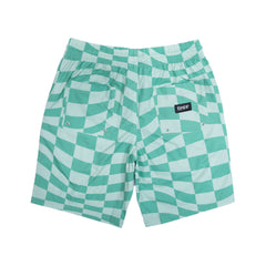 RIPNDIP Checked Swim Shorts (Olive/Pine)