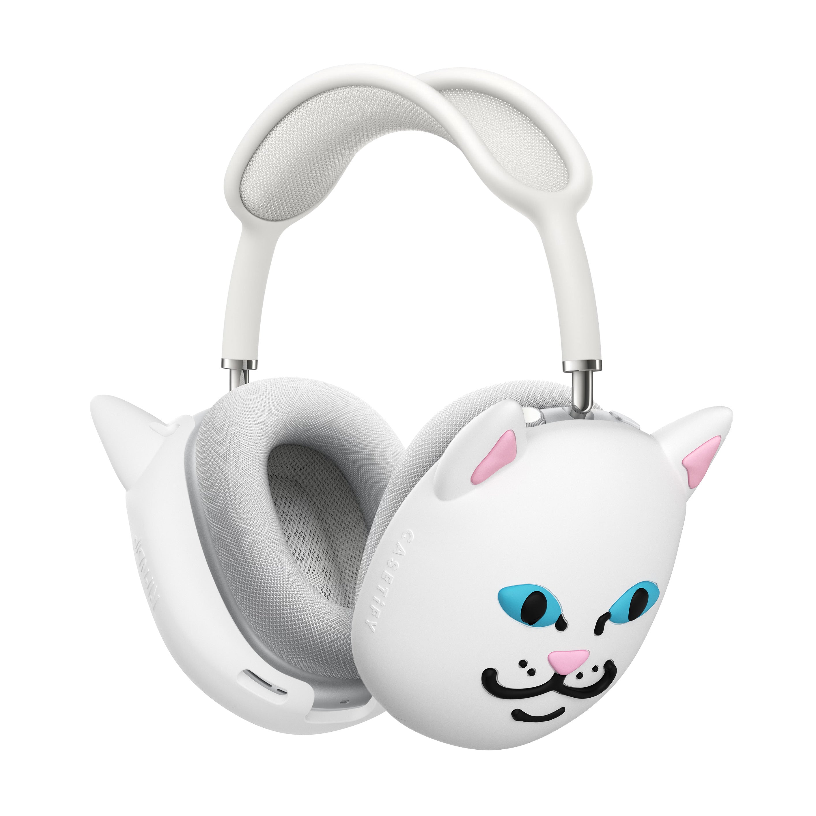 RIPNDIP CASETiFY x Ripndip Lord Nermal 3D Airpods Max Cover (White)