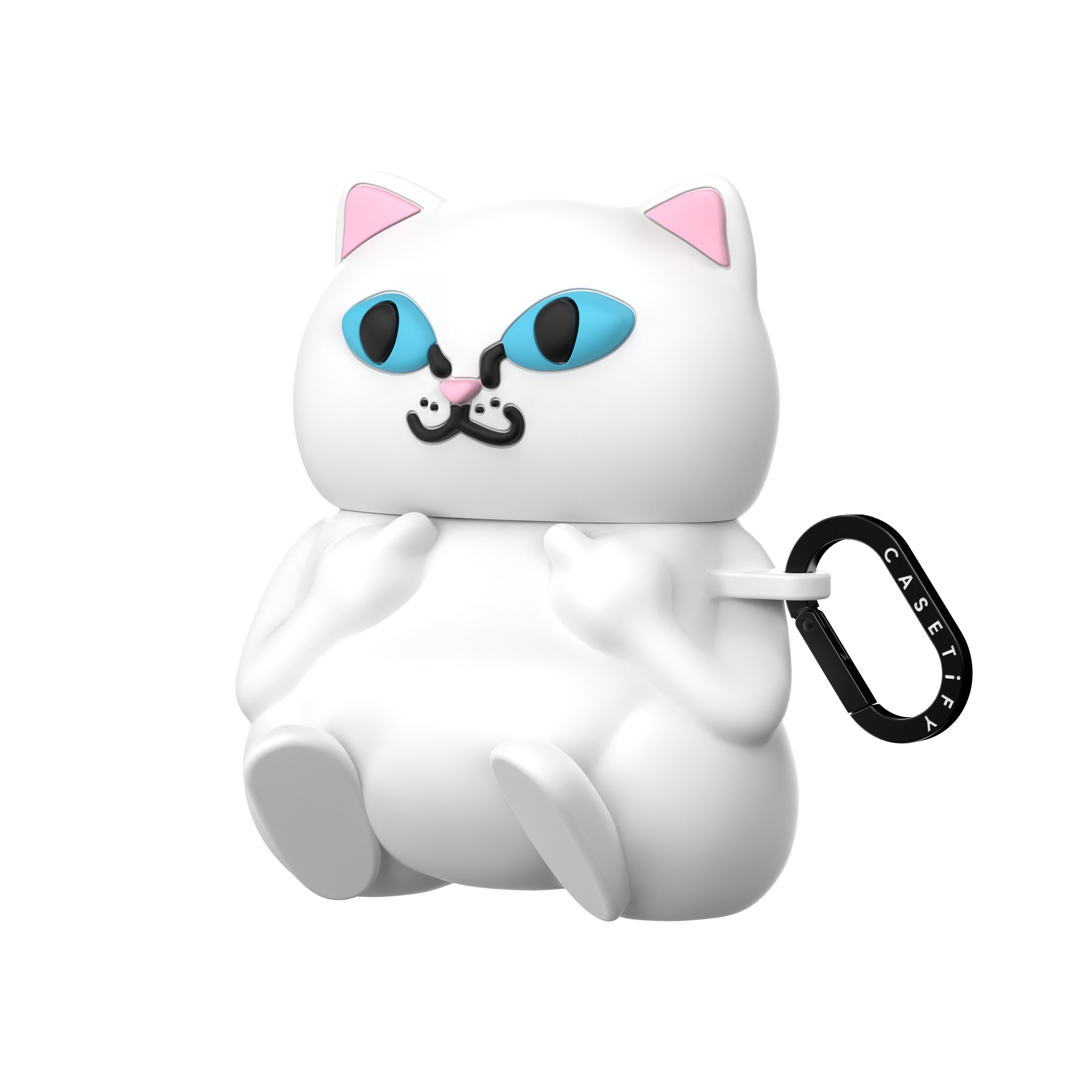 RIPNDIP CASETiFY x Ripndip Lord Nermal 3D Airpods Pro Case (White)