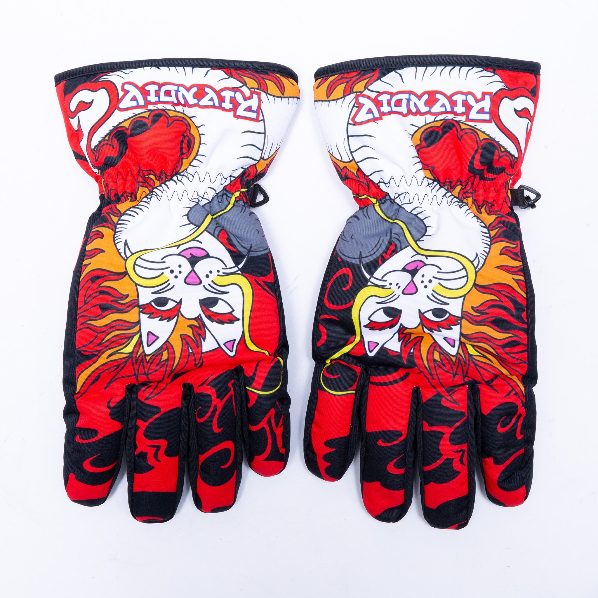 RIPNDIP Dragonerm Snow Gloves (Red)