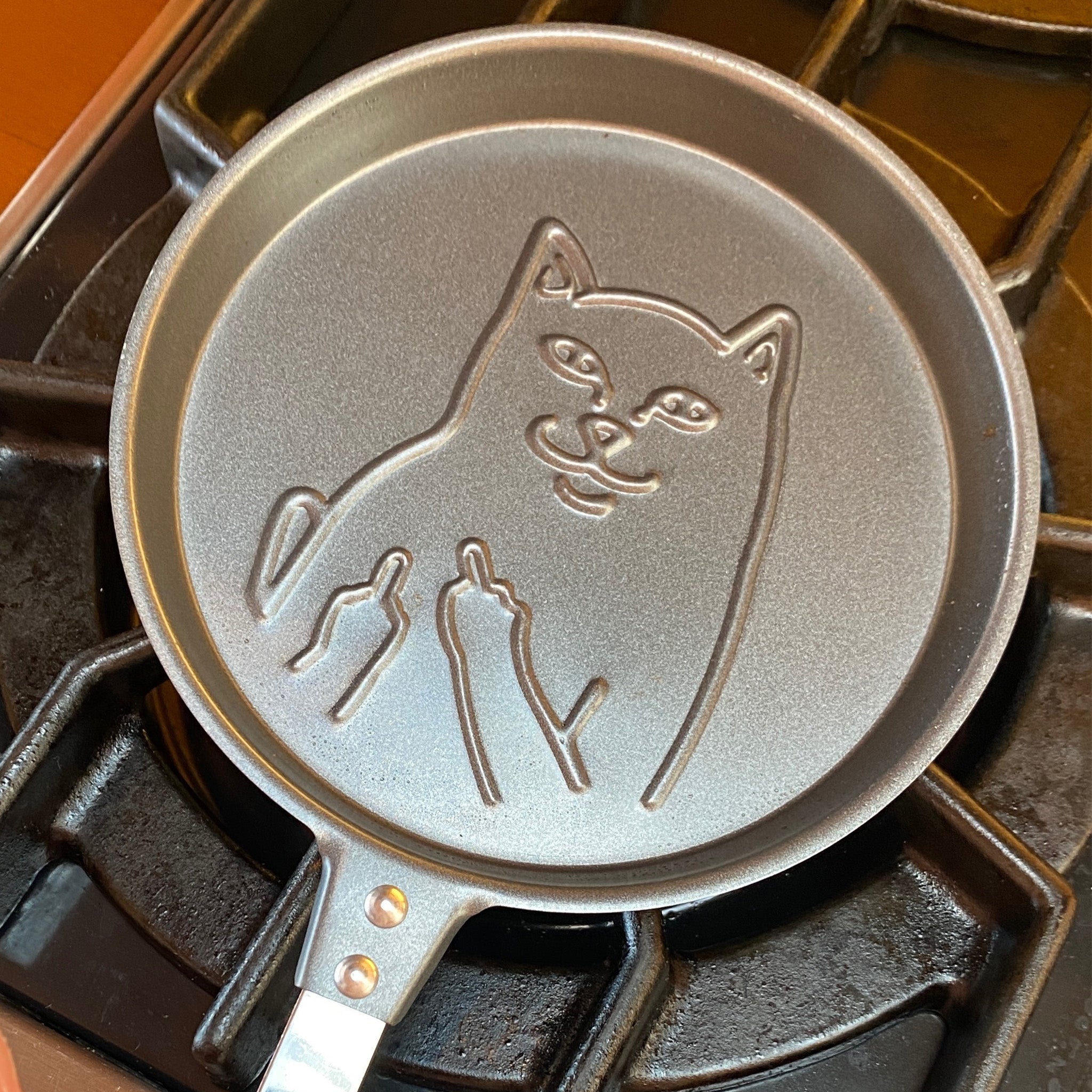 RIPNDIP Lord Nermal Pancake Pan (Black)