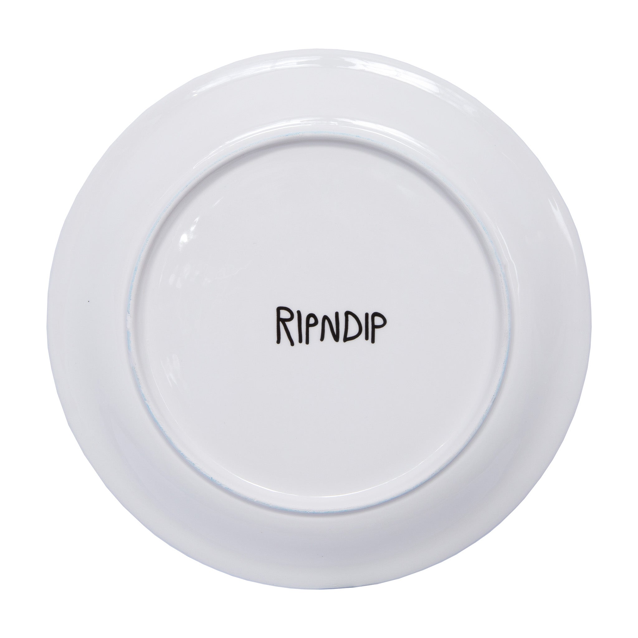 RIPNDIP Squished Nerm Ceramic Plate (White)
