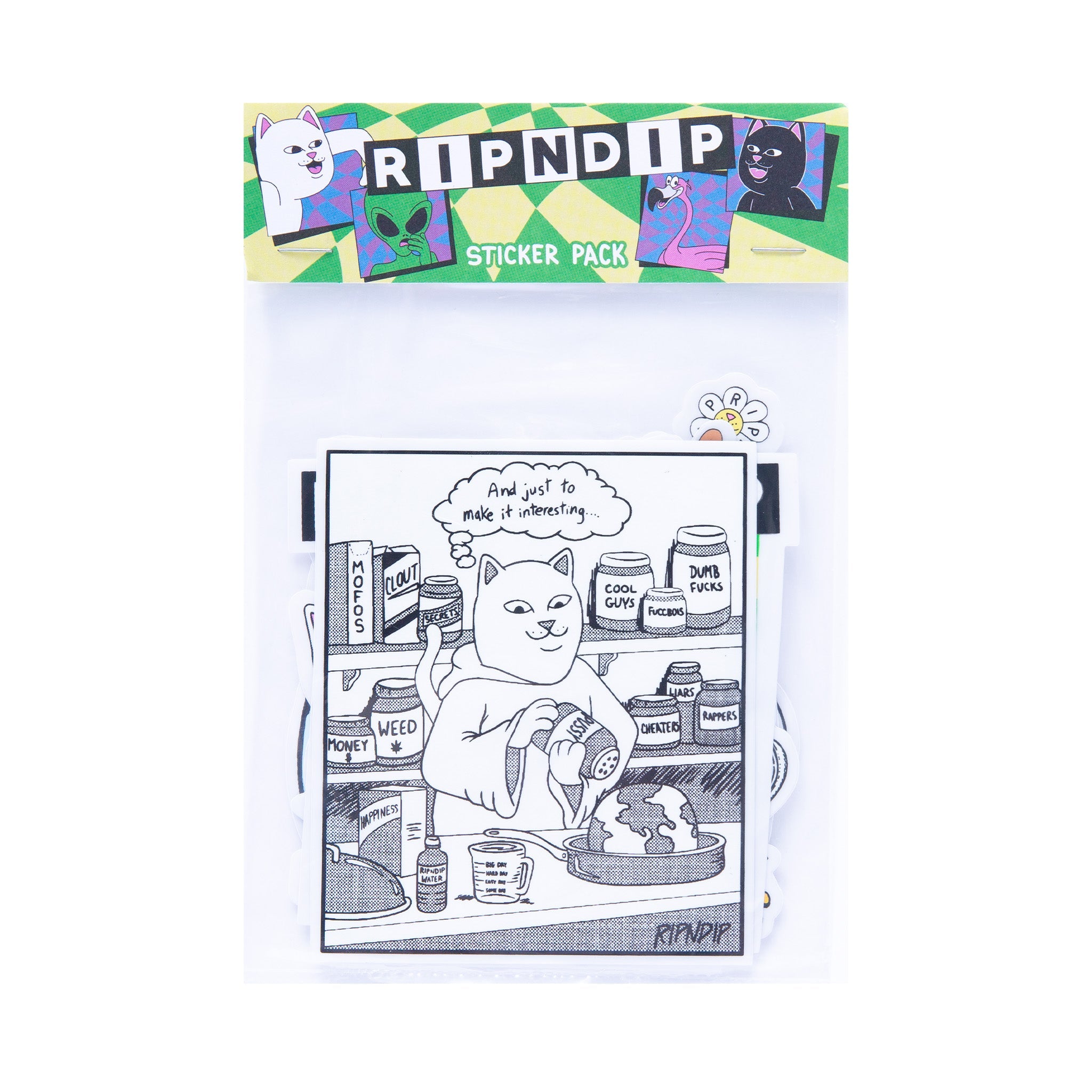 RIPNDIP Sid Sticker Pack