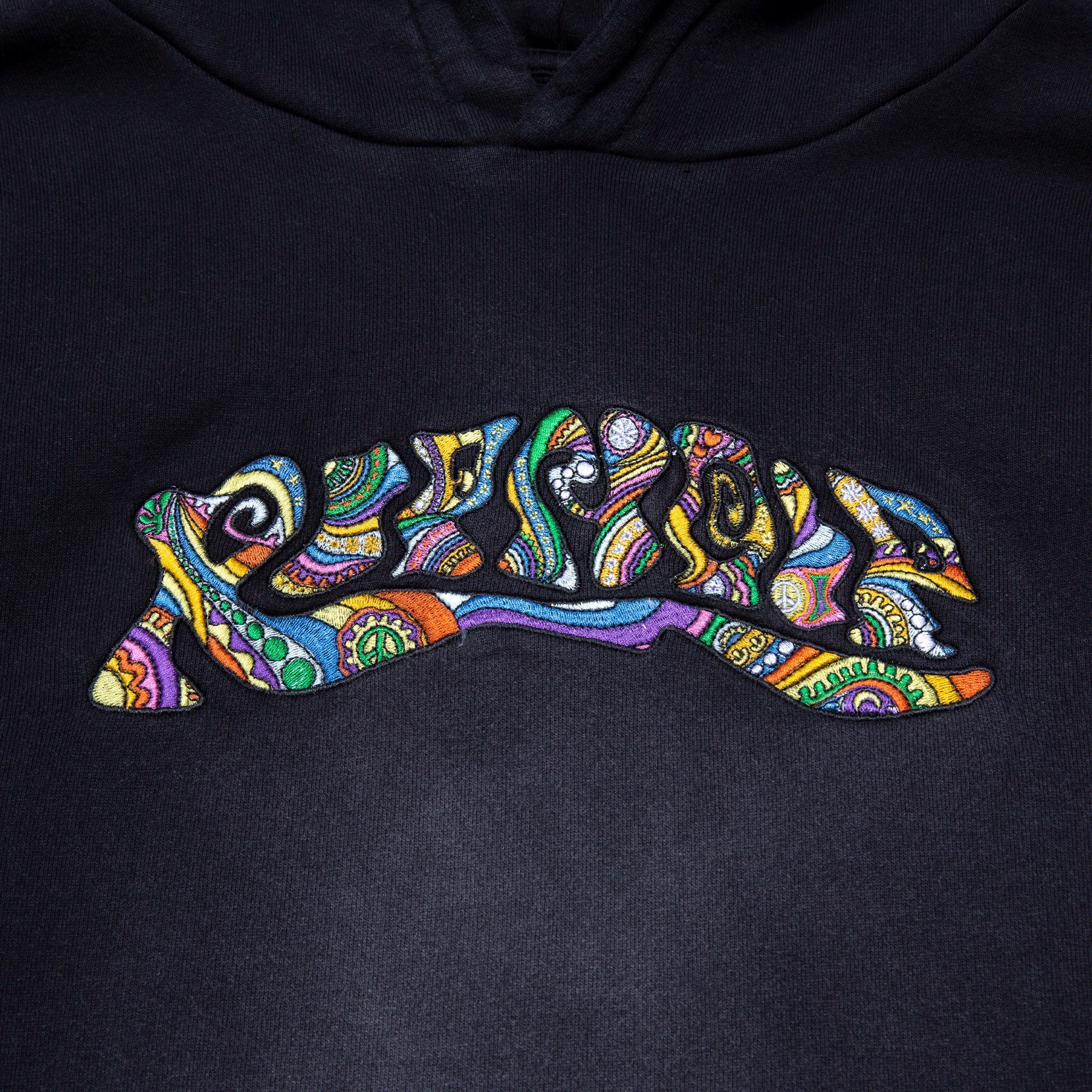 RIPNDIP Tribe Embroidered Hoodie (Faded Black)
