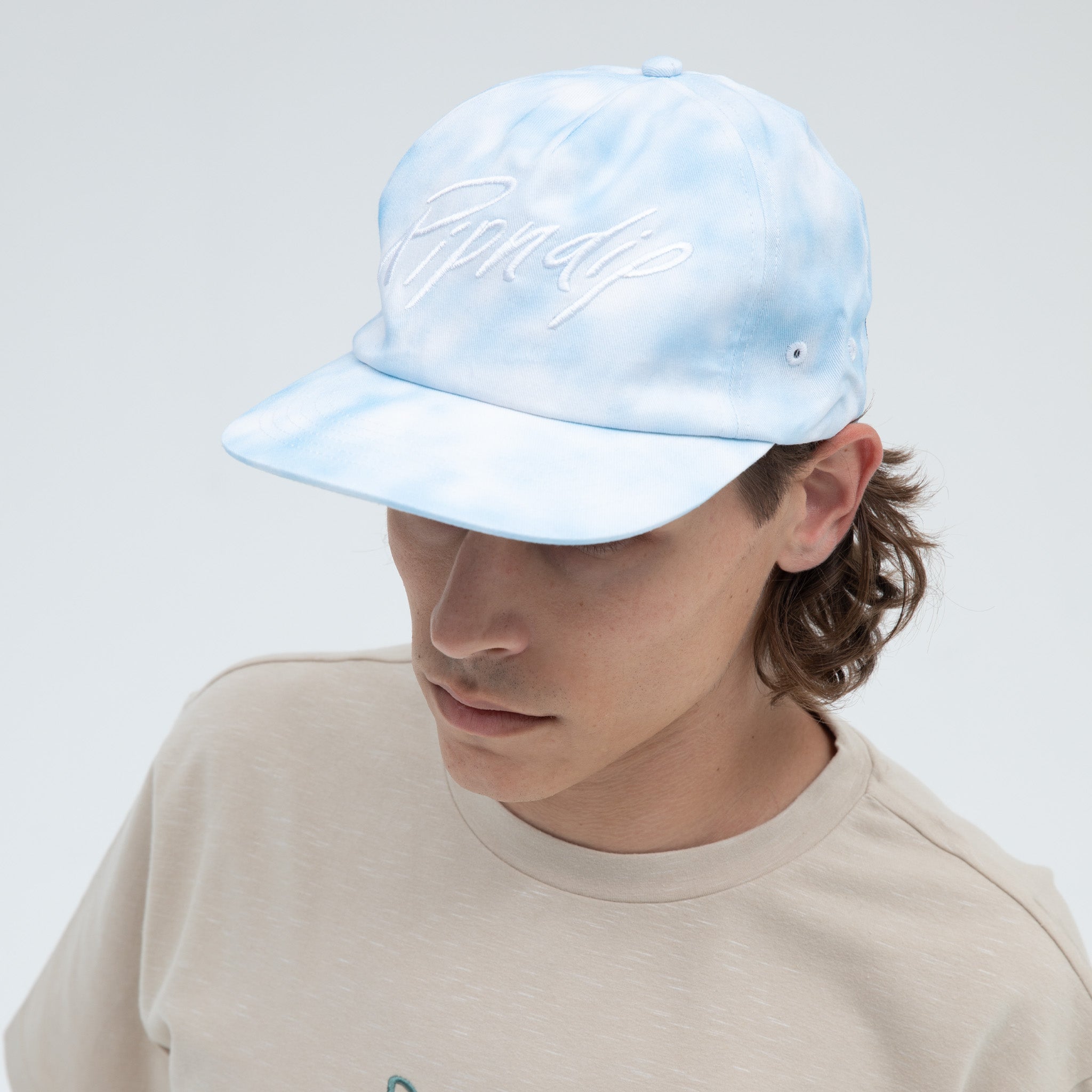 RIPNDIP Not Today Strapback (Light Blue Tie Dye)
