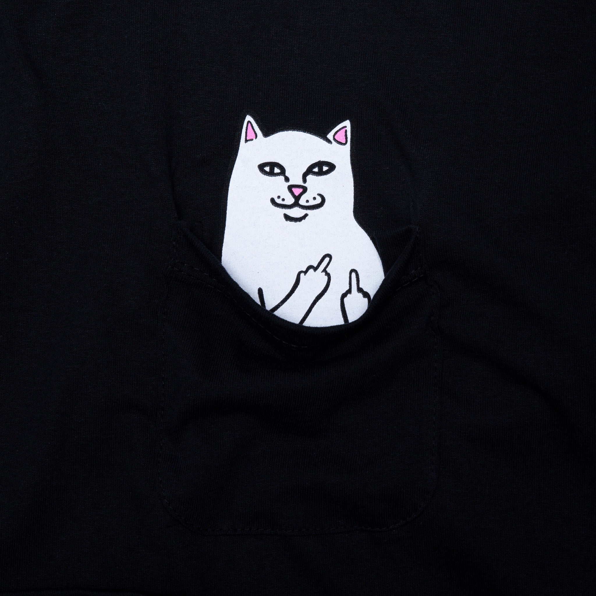 RIPNDIP Lord Nermal L/S Pocket Tee (Black)