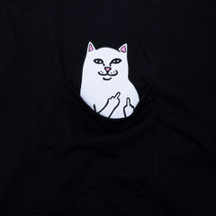 RIPNDIP Lord Nermal L/S Pocket Tee (Black)