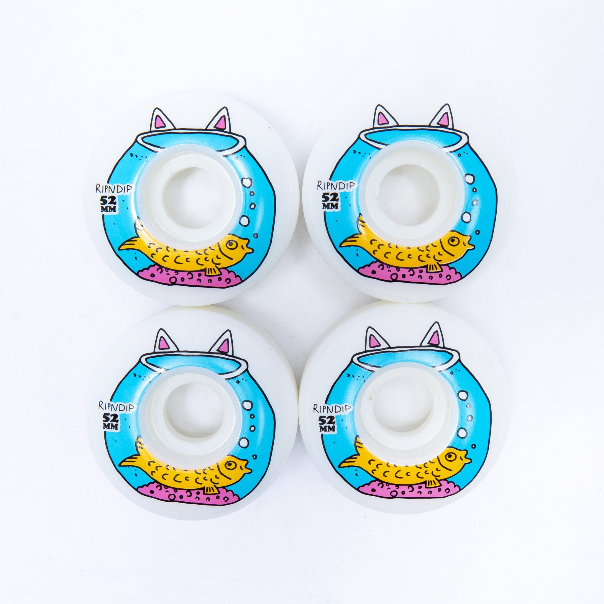RIPNDIP Finding Nermio Skate Wheels (White)