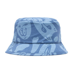 RIPNDIP Many Faces Cotton Twill Bucket Hat (Slate)