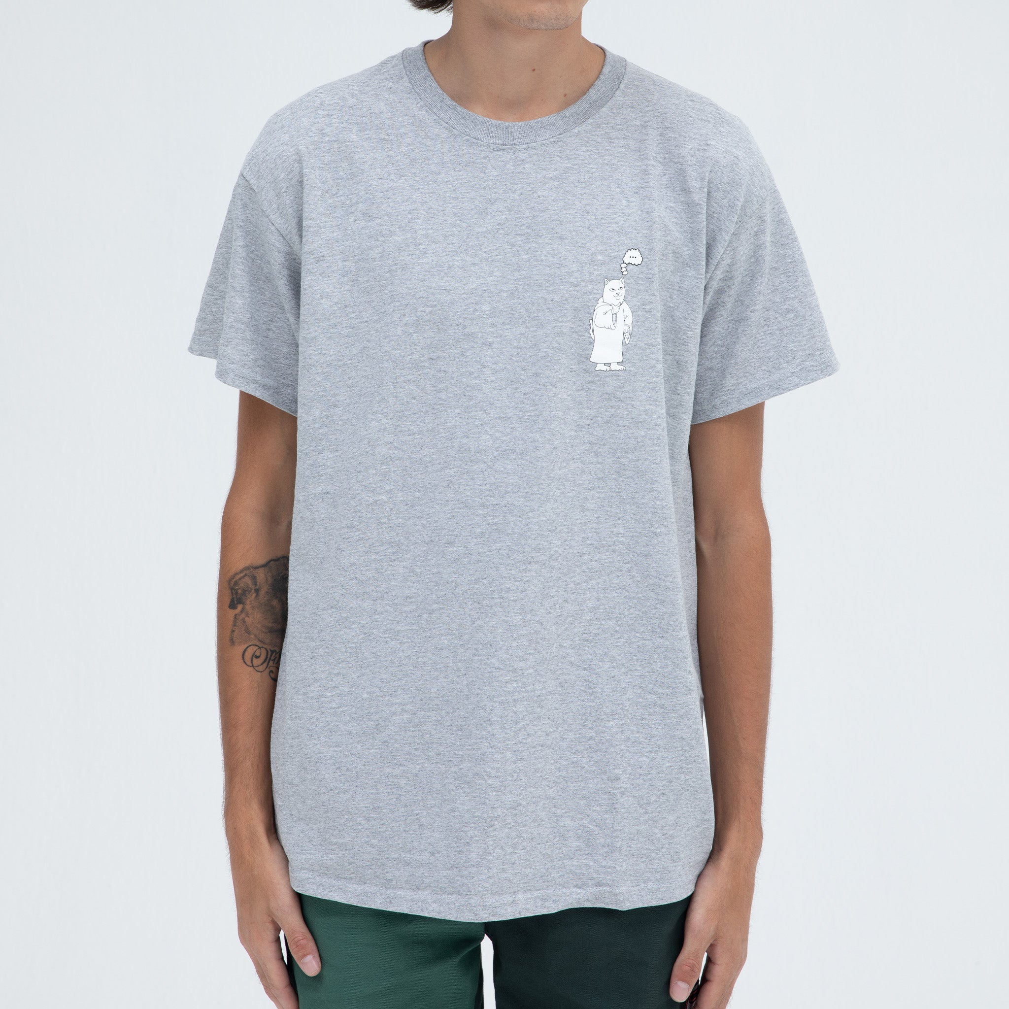 RIPNDIP Shake N Bake Tee (Heather Grey)