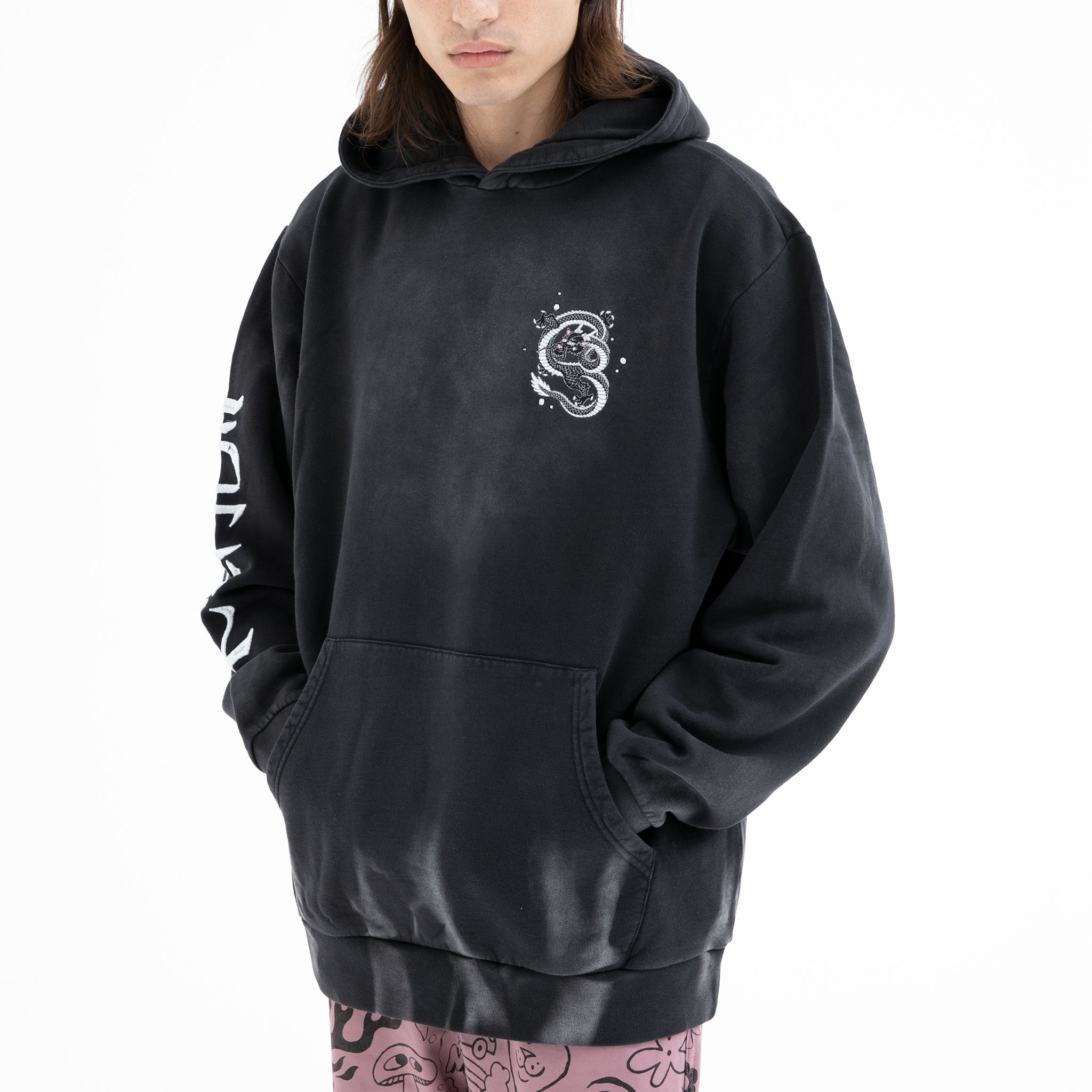 RIPNDIP Mystic Jerm Hoodie (Black Faded Wash)