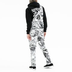 RIPNDIP Dark Twisted Fantasy Overalls (Black/White)
