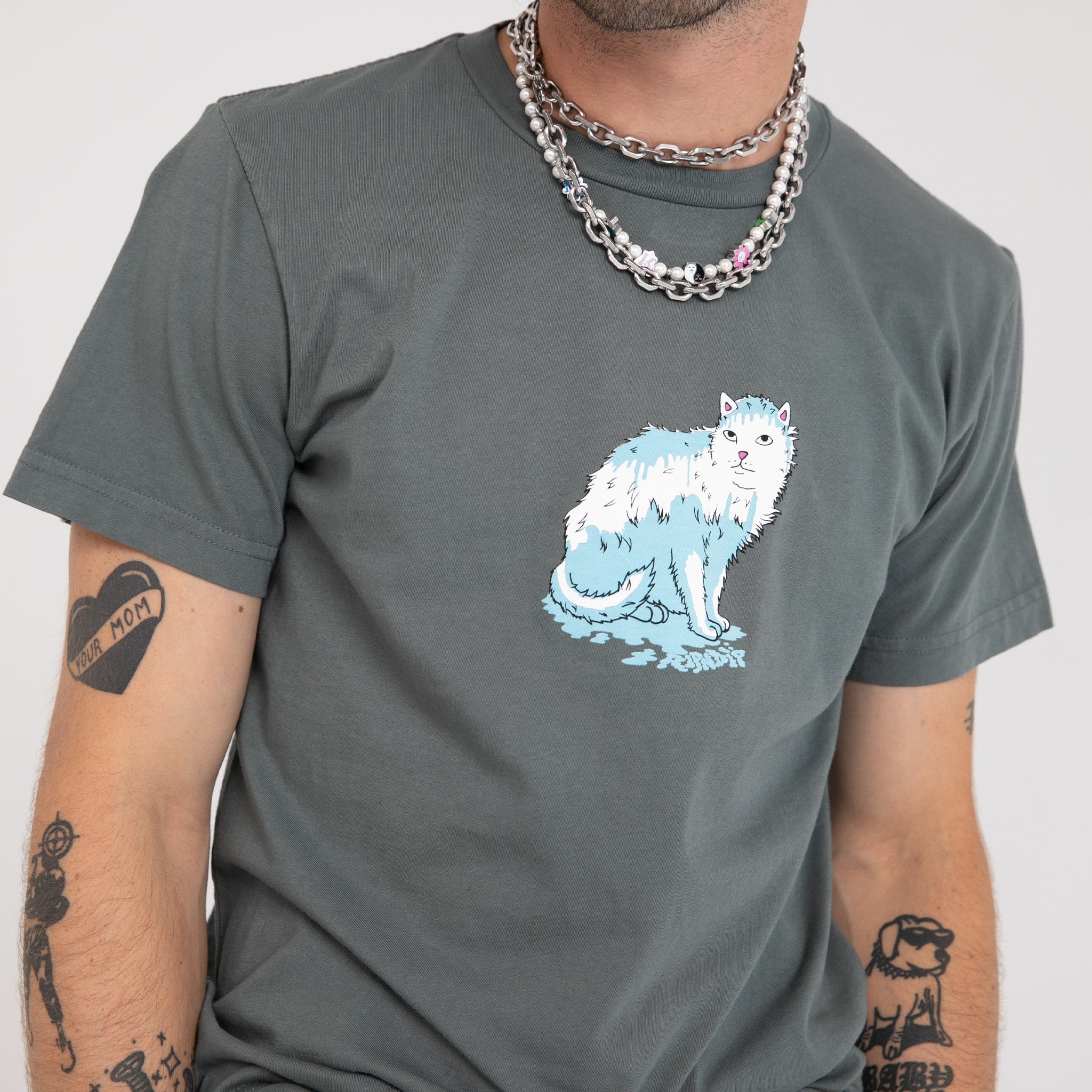 RIPNDIP Wet Puss Tee (Charcoal)