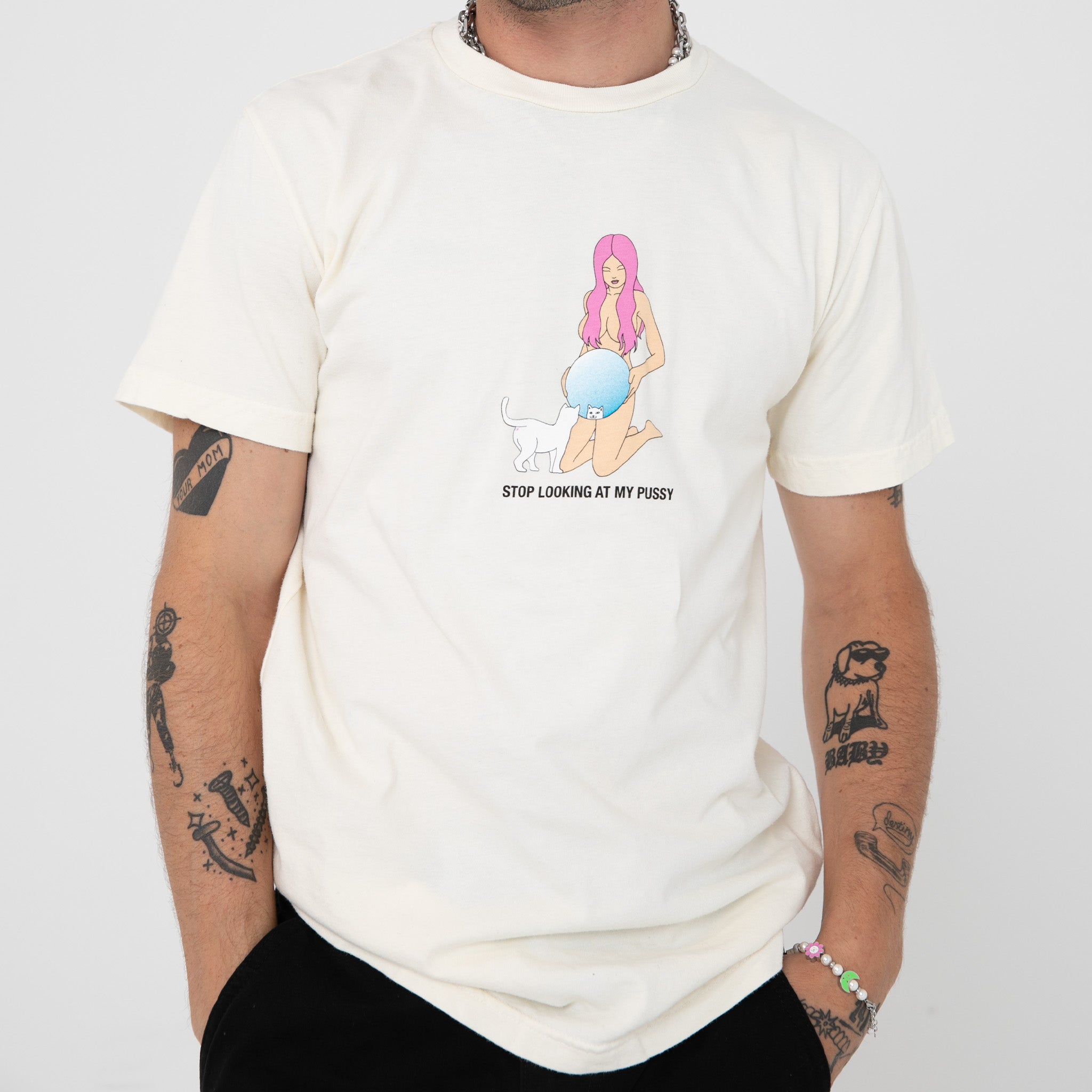 RIPNDIP Mirror Mirror Tee (Natural)