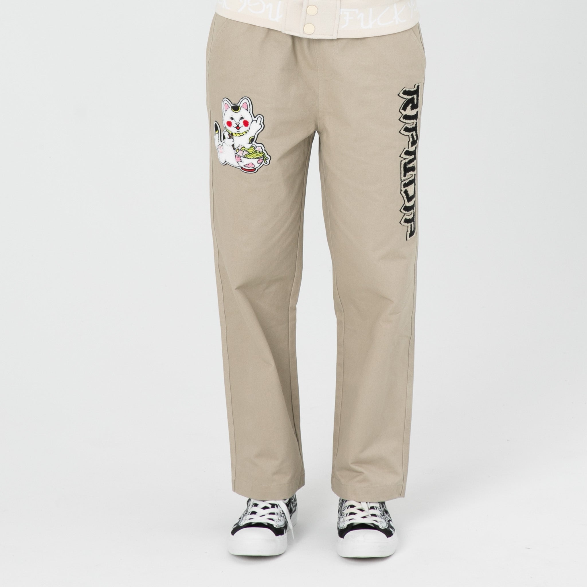 RIPNDIP Lucky Nerm Wide Leg Pants (Khaki)