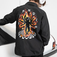 RIPNDIP Illusion Jerm Coaches Jacket (Black)