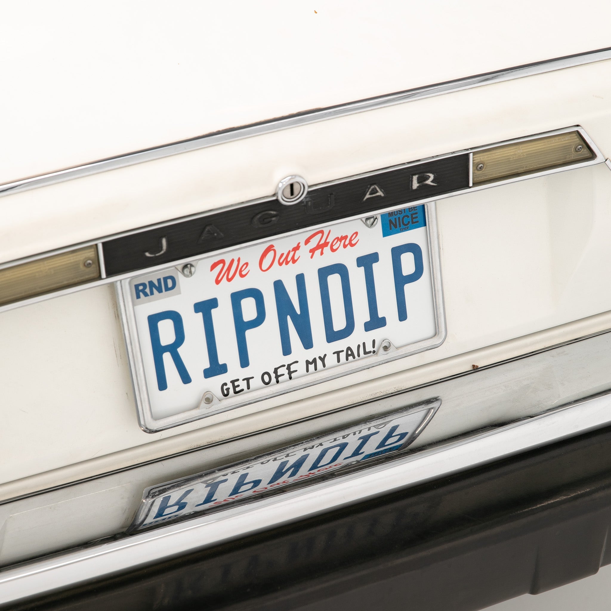 RIPNDIP Ripndip License Plate (White)