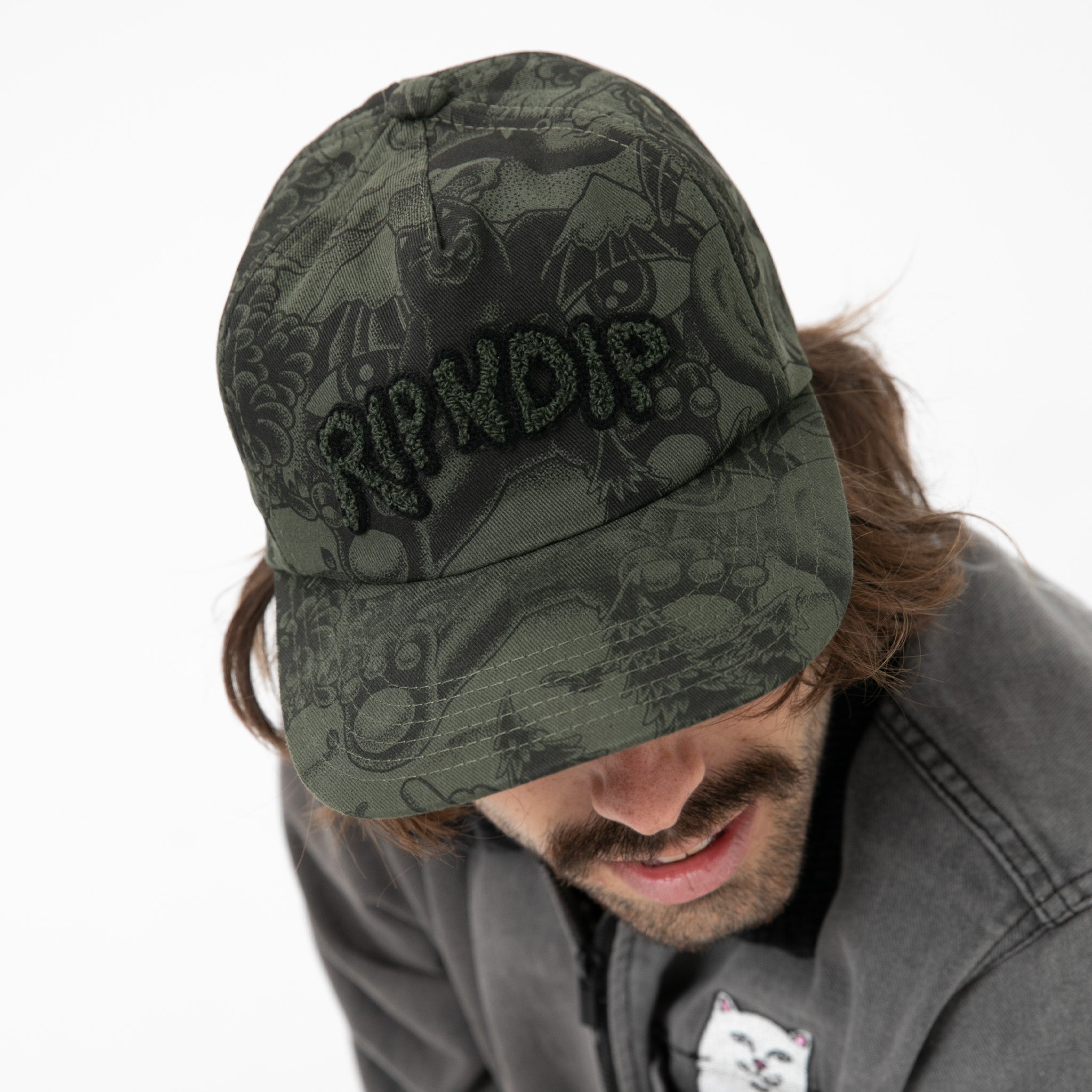 RIPNDIP Dark Twisted Fantasy 5 Panel (Olive/Black)