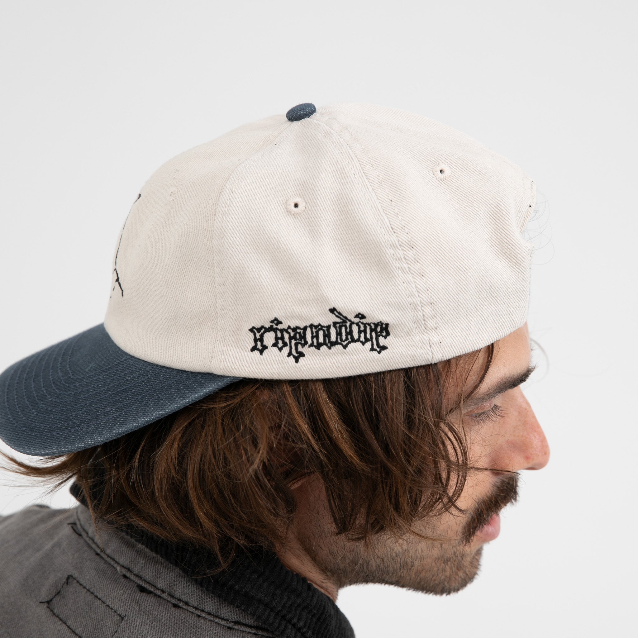 RIPNDIP Los Feliz 6 Panel (Charcoal/Cream)