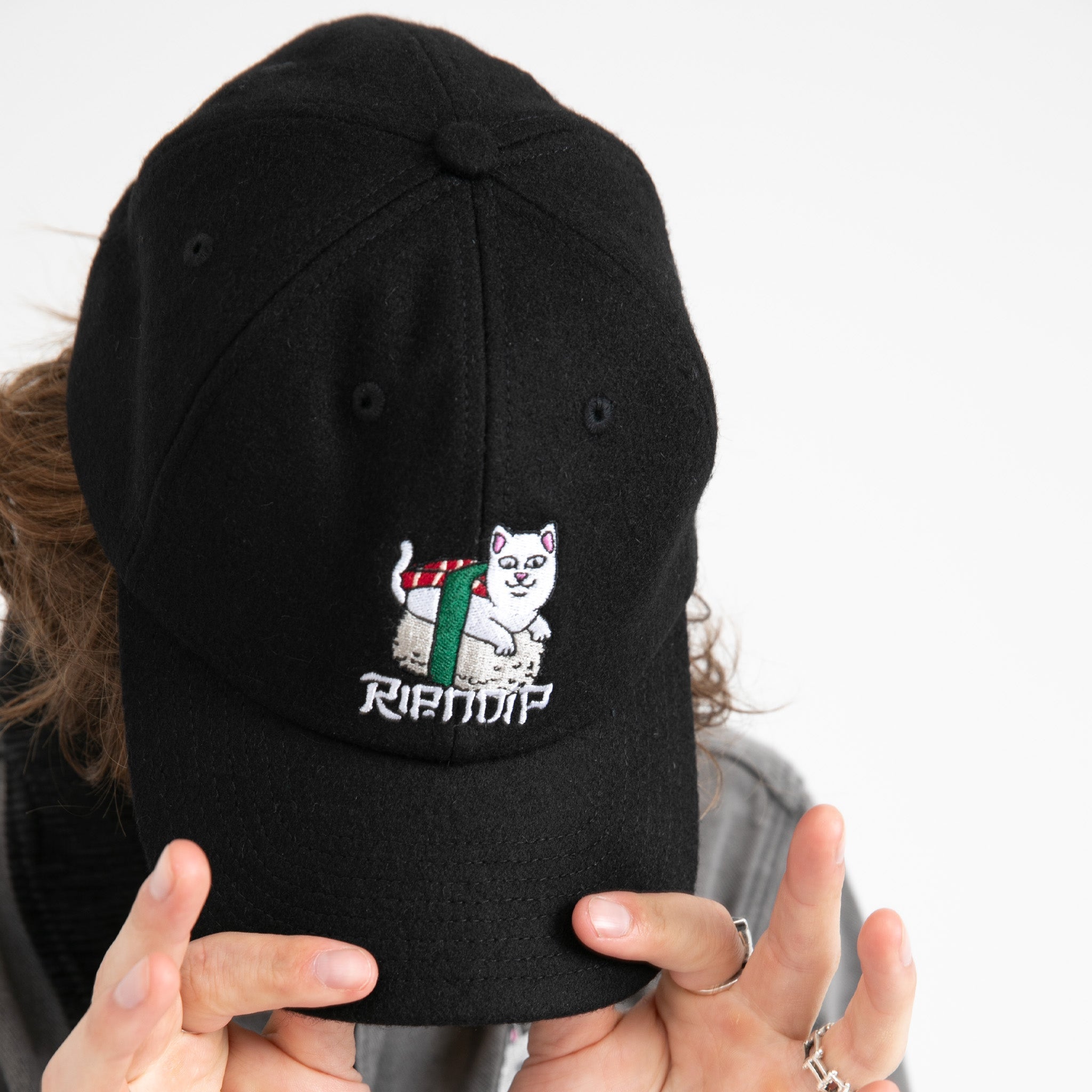 RIPNDIP Sushi Nerm Wool Strapback (Black)