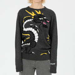 RIPNDIP Ryu Knit Sweater (Black Heather)